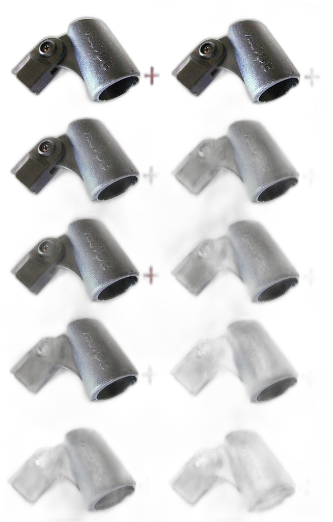Kit com 10 Cachimbos para Microfones com Fio - Vector