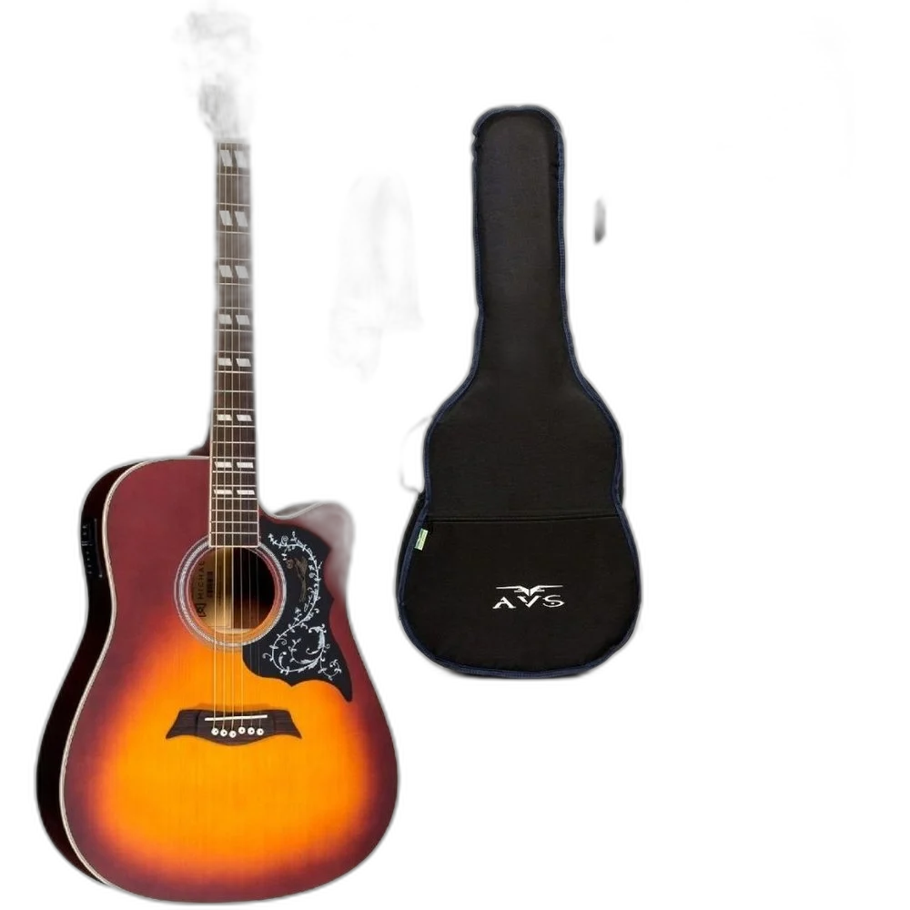 Violão Elétrico Michael VM925 SS Kit Estudante Intermediário
