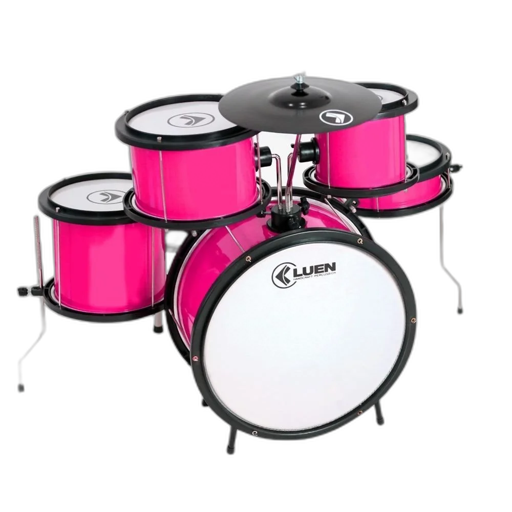 Bateria Infantil Luen 44003RS Pop Rosa