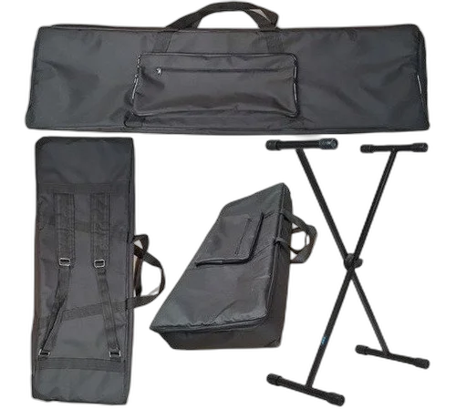 Capa Teclado Master Luxo Acolchoado Roland Xps30 + Suporte