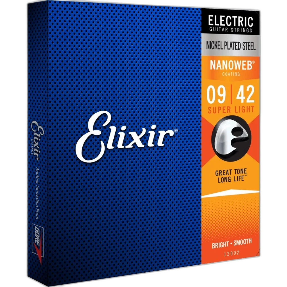 Enc. 009 super light p/guitarra 12002 elixir
