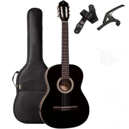 Violão Acústico Giannini Clássico Nylon N-14 BK + KIT4KL