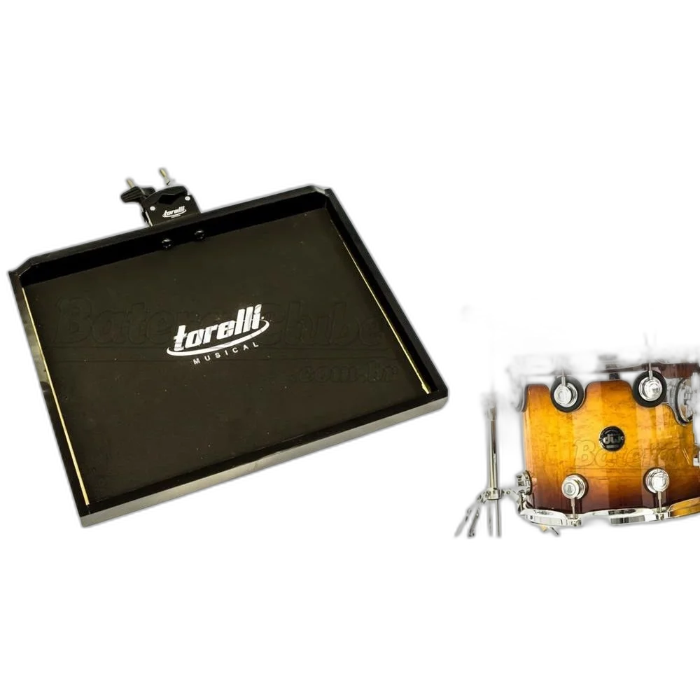 Mesa de Bateria e Percussão Torelli TA186 para Fixar em Estantes Organize Melhor os Equipamentos