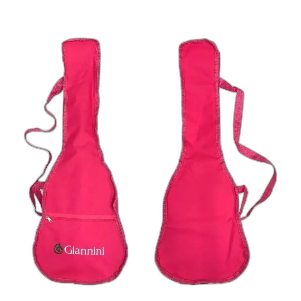 Capa Simples Para Violão Giannini Infantil Nr 1/4 Rosa