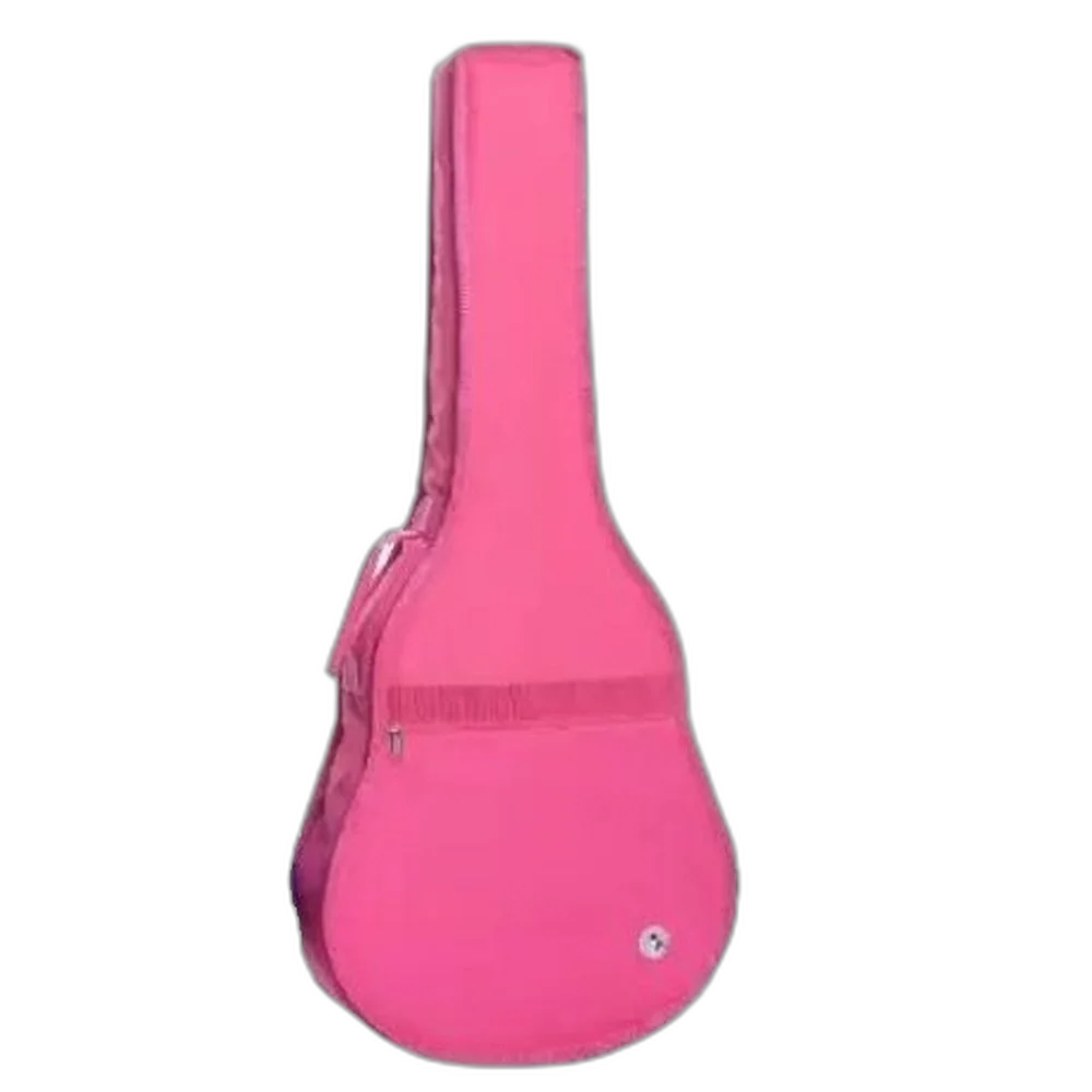 Capa Luxo p/ Violão Clássico Acolchoada Rosa - JPG