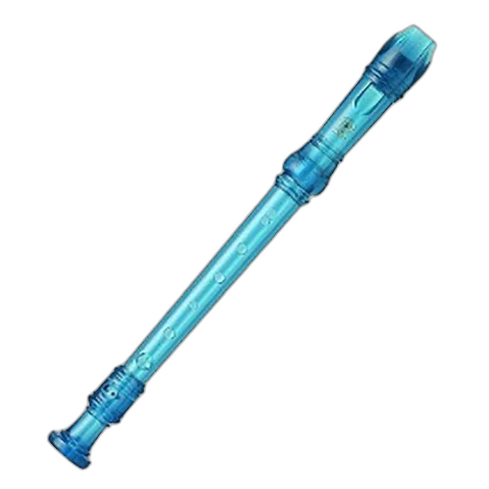Kit C/3 Flauta Doce Yamaha Soprano Germanica Yrs20 Gb Azul