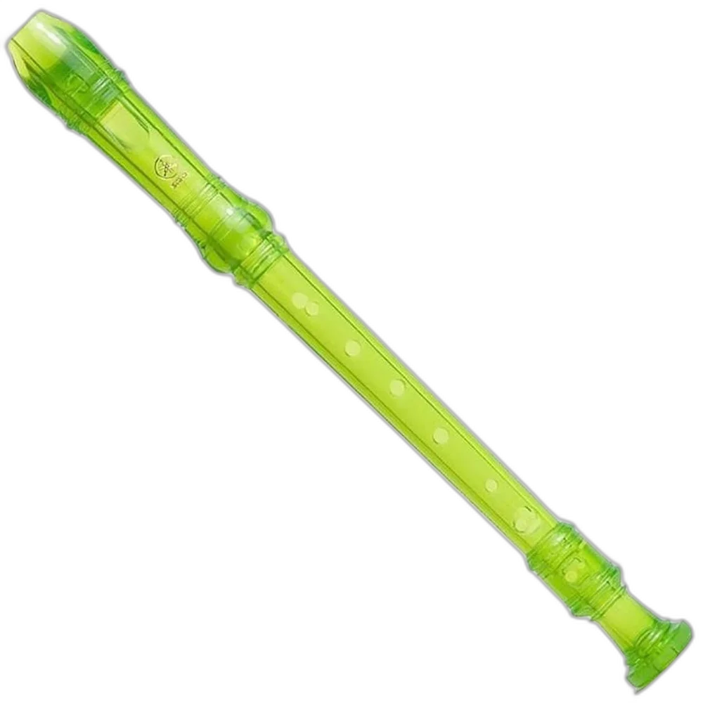 Kit C/3 Flauta Doce Yamaha Soprano Germanica Yrs20 Gg Verde