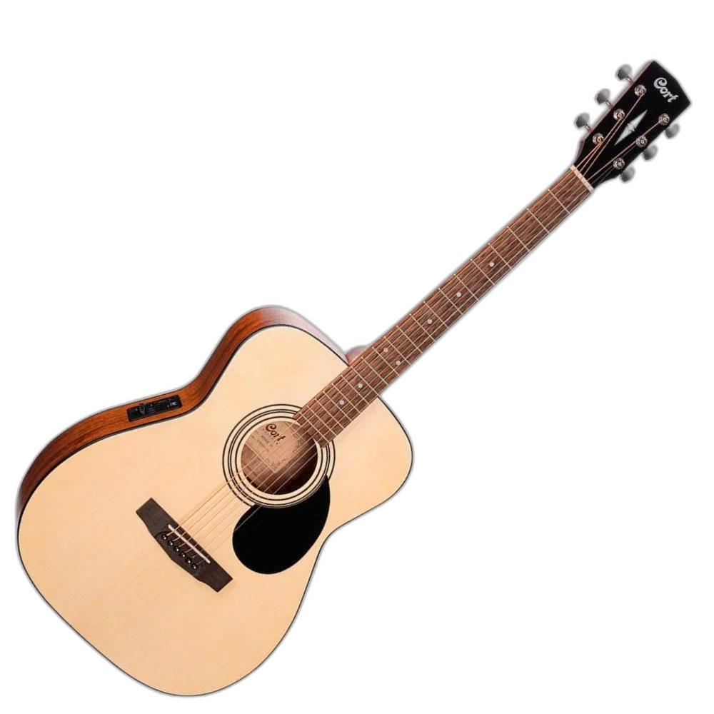 Violão Eletroacústico Cort AF-510F OP Fishman Open Pore com Tampo Spruce Sólido e Equalizador Fishman