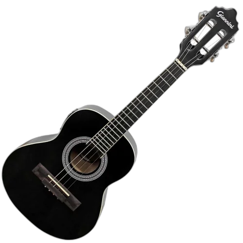 Cavaquinho Eletroacústico Giannini Start CS14 EP Black BK com Tampo American Cherry Braço Okoume Escala Laurel 19 Trastes
