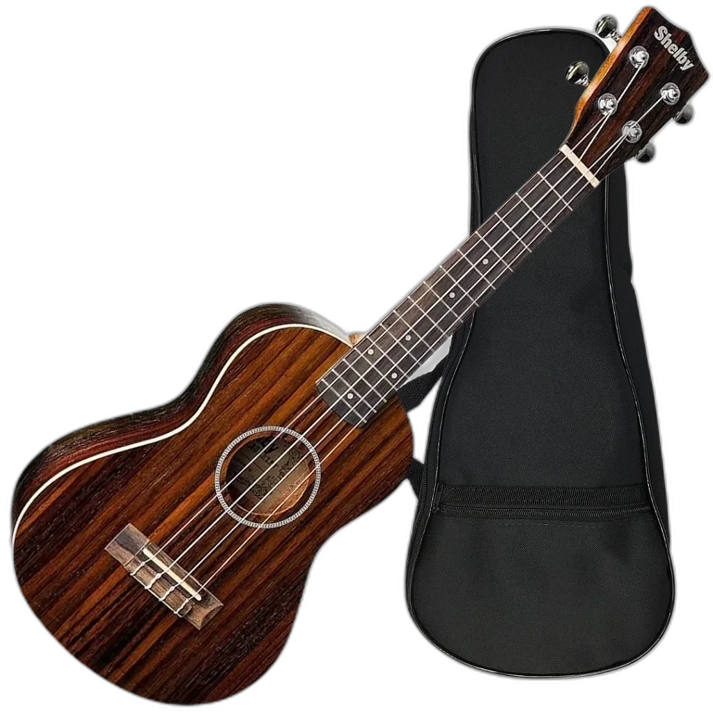 Ukulele Shelby Concert Su23r Fosco Rosewood + Capa
