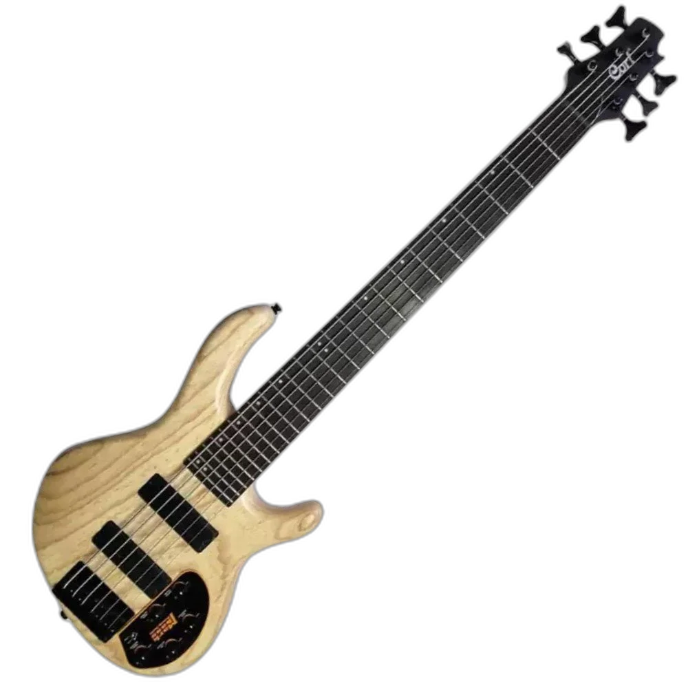 Baixo De 6 Cordas Cort Action Vi Dlx Ash Pré Amp Mark Bass