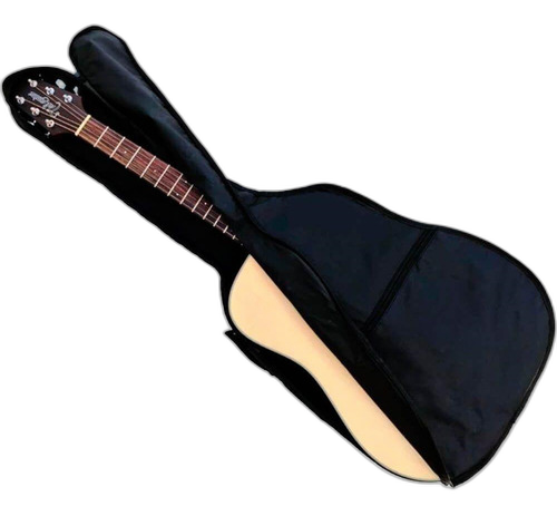 Capa bag ukulele concert simples nylon - com alça E bolso resistente