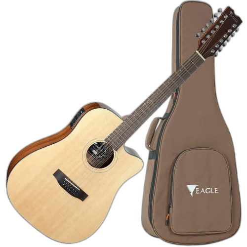 Violão Eletroacústico Cap Fishman Com Case Eagle Emd470ce