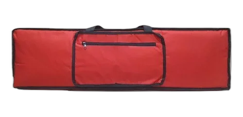 Capa Bag Master Luxo Para Teclado Casio Ctk-6250 Vermelho