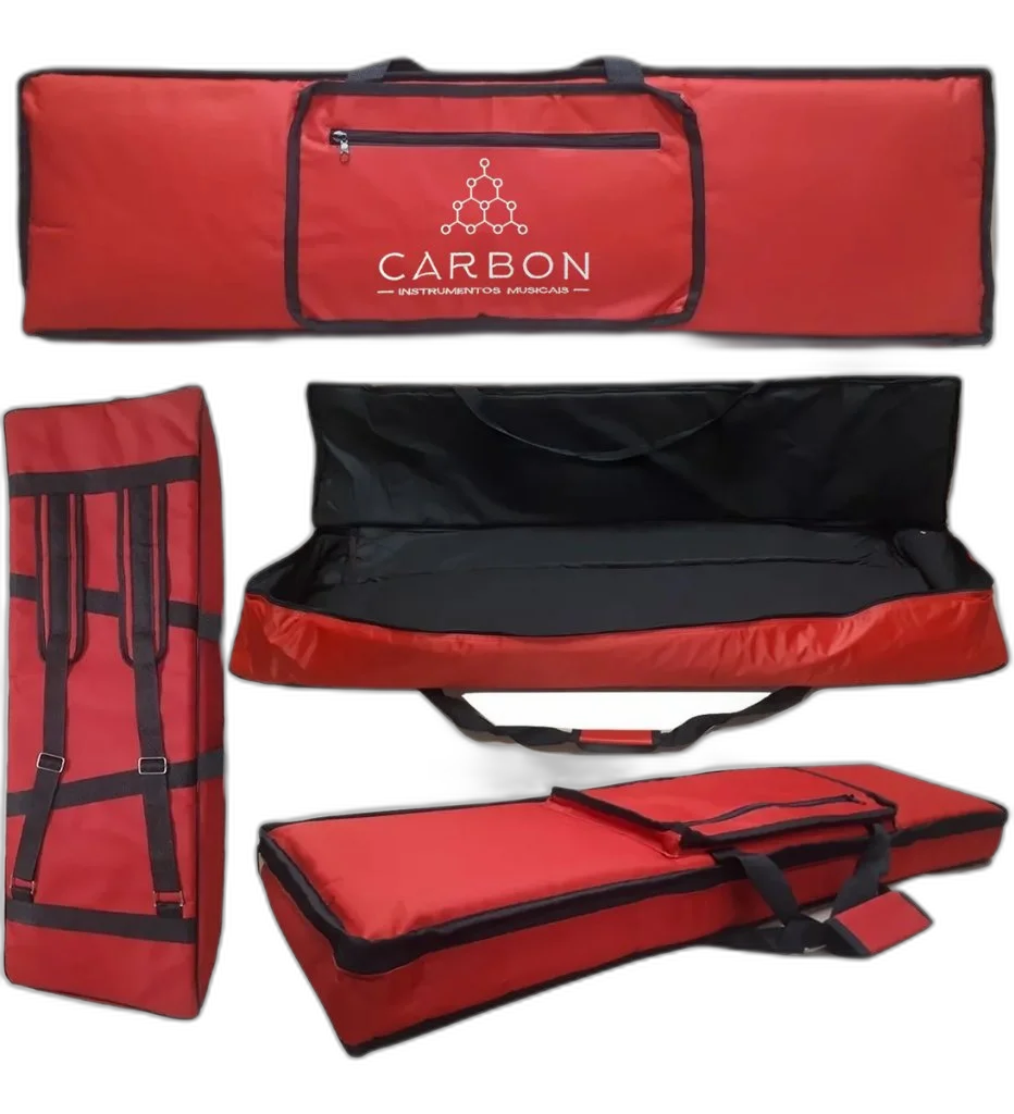 Capa Bag Master Luxo Para Teclado Casio Ctk-240 Preto