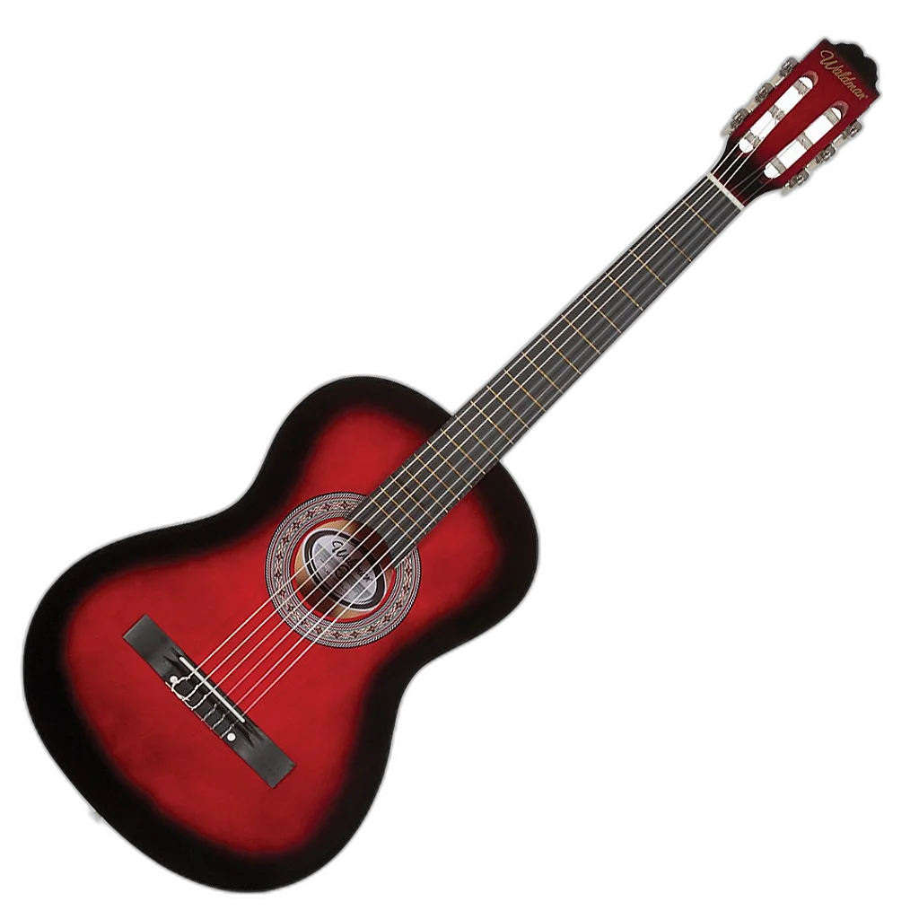 Violão Clássico Waldman Acústico Nylon PP1 Rsb - Sunburst Vermelho