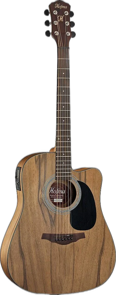 Violão Eletroacústico Hofma Hmf270 Elétrico Natural