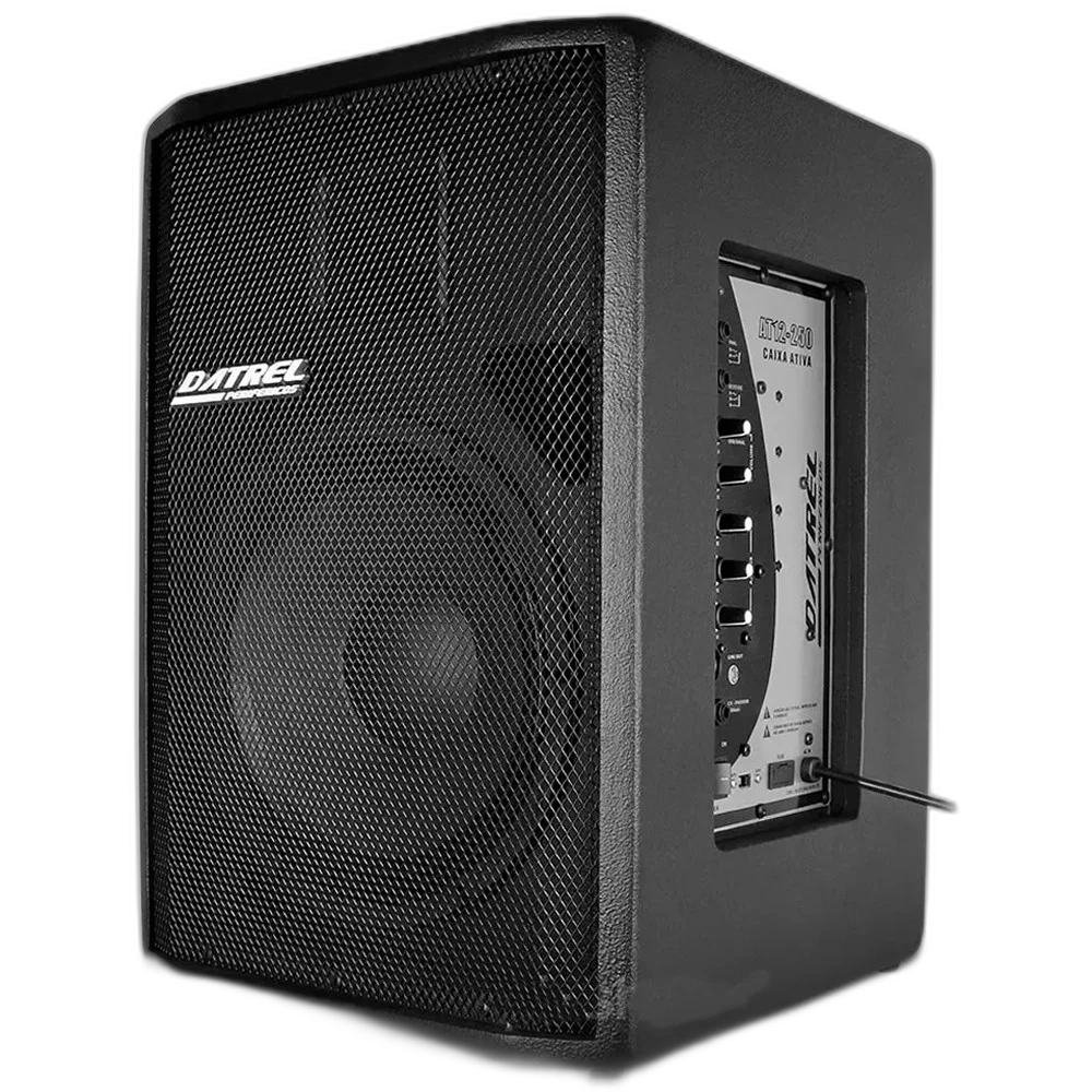 Caixa de Som Ativa Falante 12" 250W Rms AT12-250 POP - Datrel