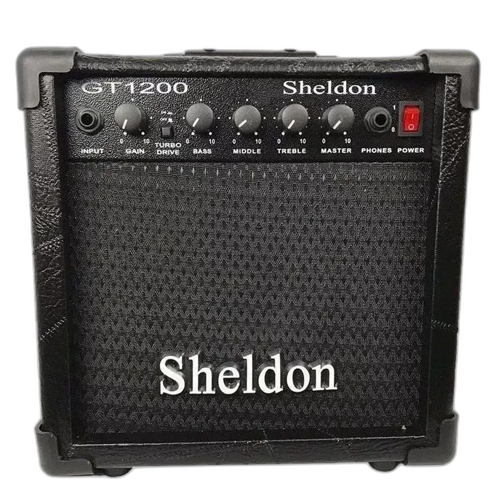 Cubo Amplificador Guitarra Sheldon Gt-1200 15W Rms Preto