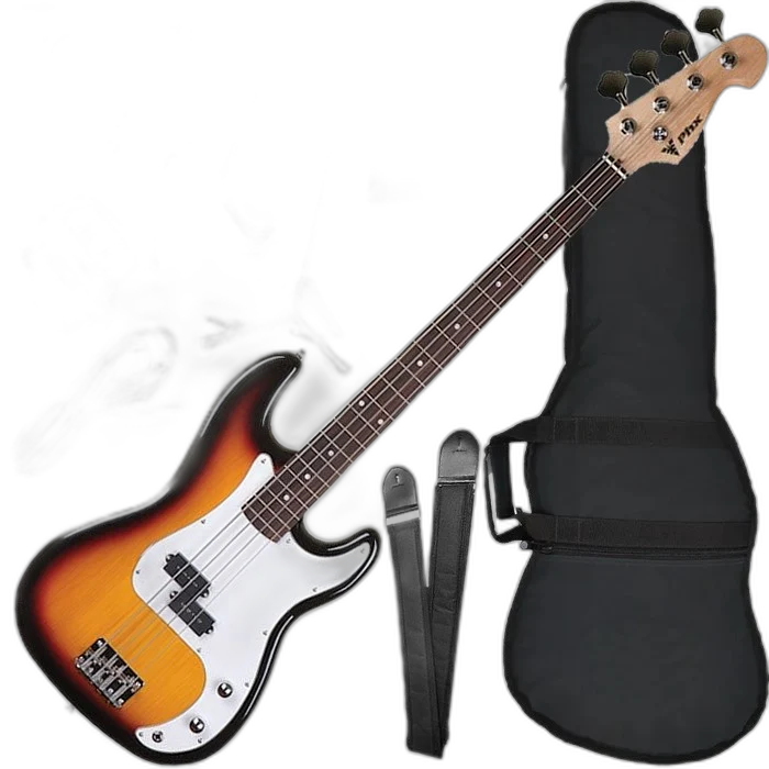 Kit Contrabaixo Phx Pbs 3Ts Precision Bass 4 Cordas Sunburst