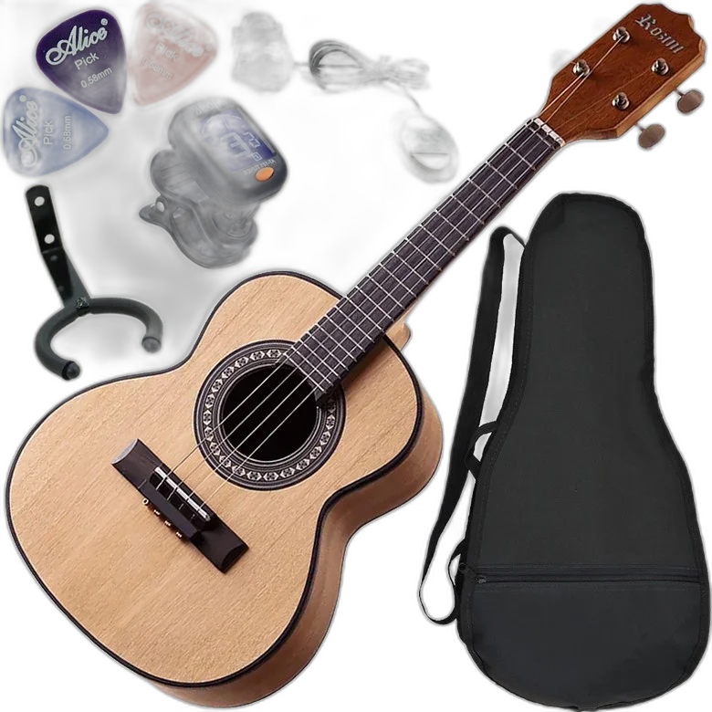 Kit Cavaco Eletroacústico Rozini Estudante RC10 ELN Fosco Cvx05