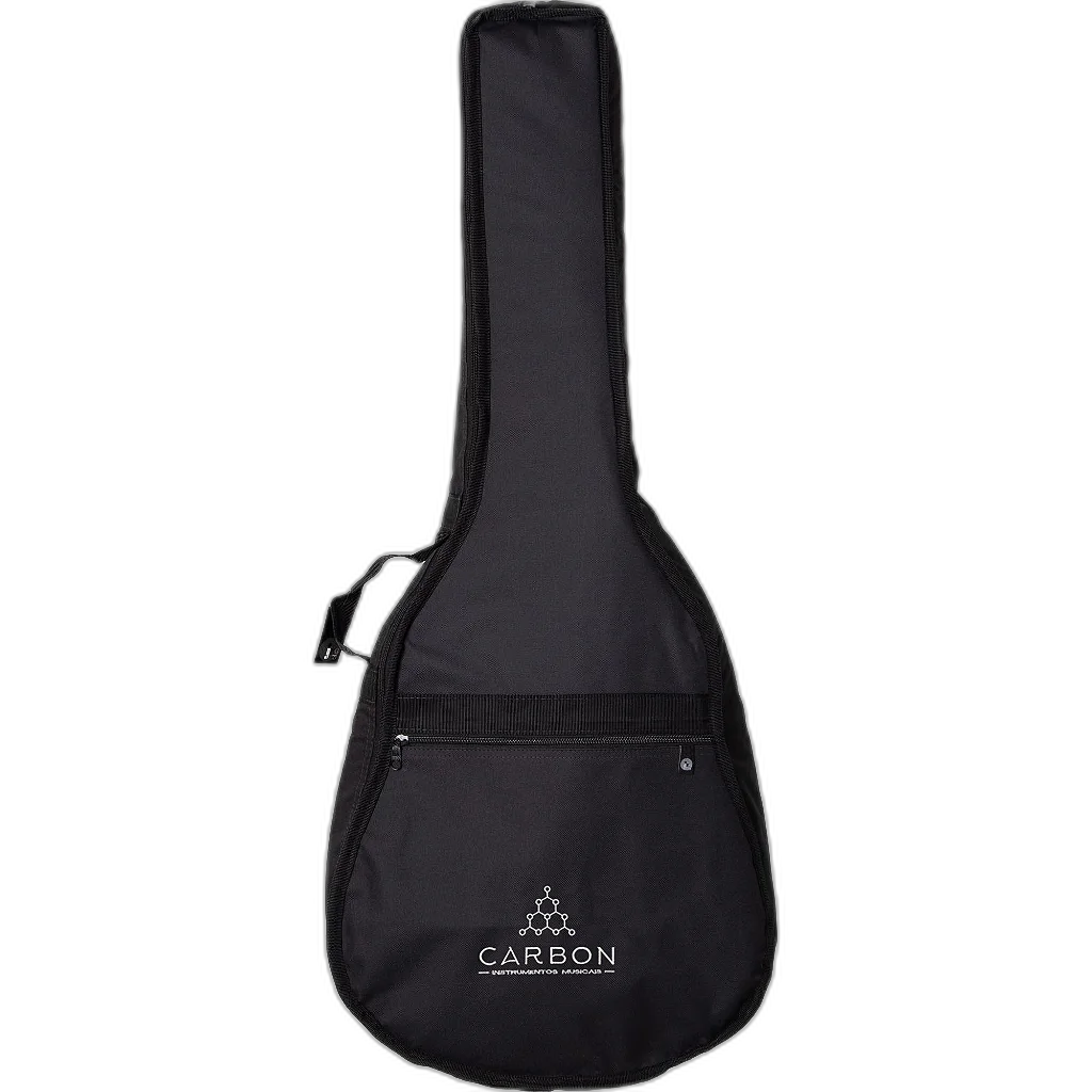 Capa para Violão Folk Acolchoada Preta Carbon