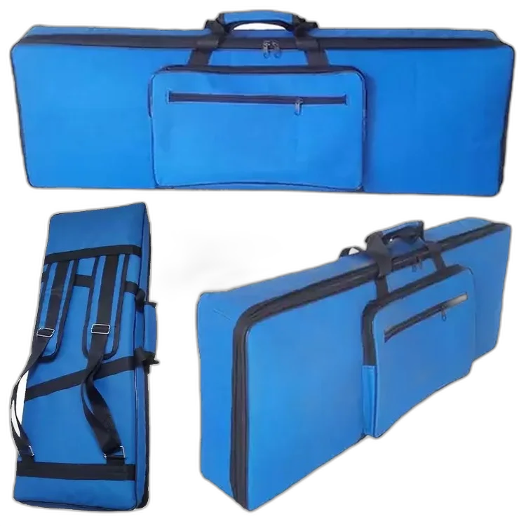 Capa Bag Teclado Nord Acolchoado 103x45 Azul Royal - Carbon