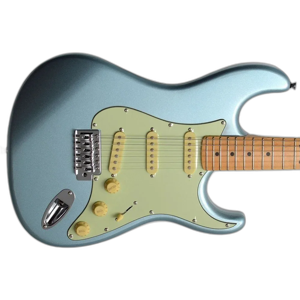 Kit Guitarra Elétrica Strato Tagima Woodstock Tg530 Azul Metálico Gx01