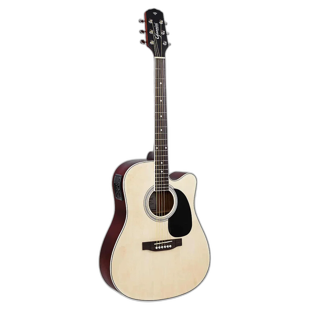 Kit Violão Elétrico Aço Giannini GDC-1 CEQ Natural Satin NS