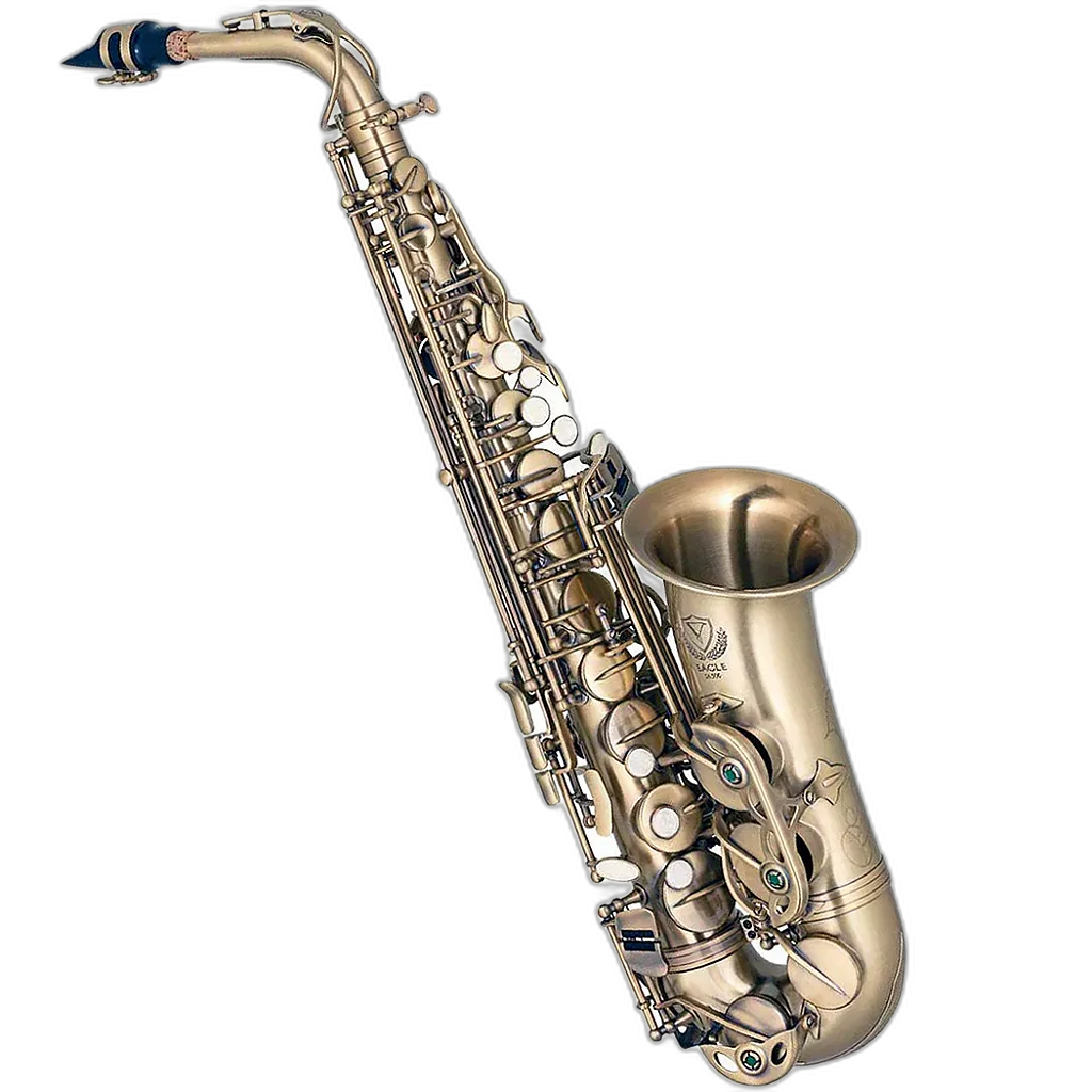 Saxofone Alto EB Eagle SA500 VG Envelhecido Com Case