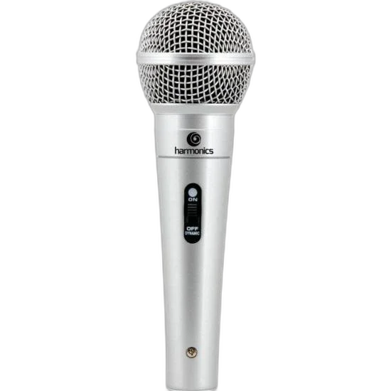 Microfone Dinamico Supercardioide Mdc201 Prata Harmonics