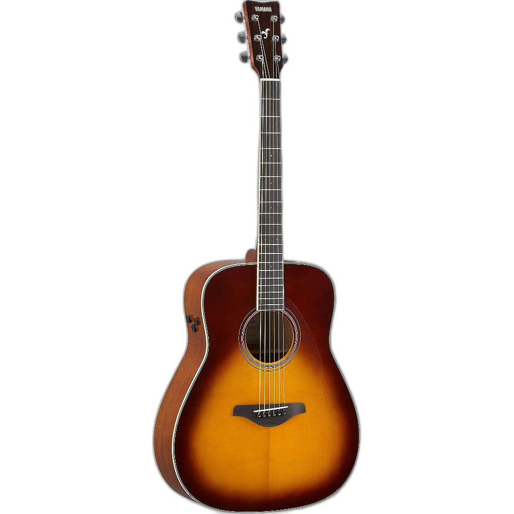 Violão Transacoustic Cordas Aço Yamaha FG-TA Brown Sunburst
