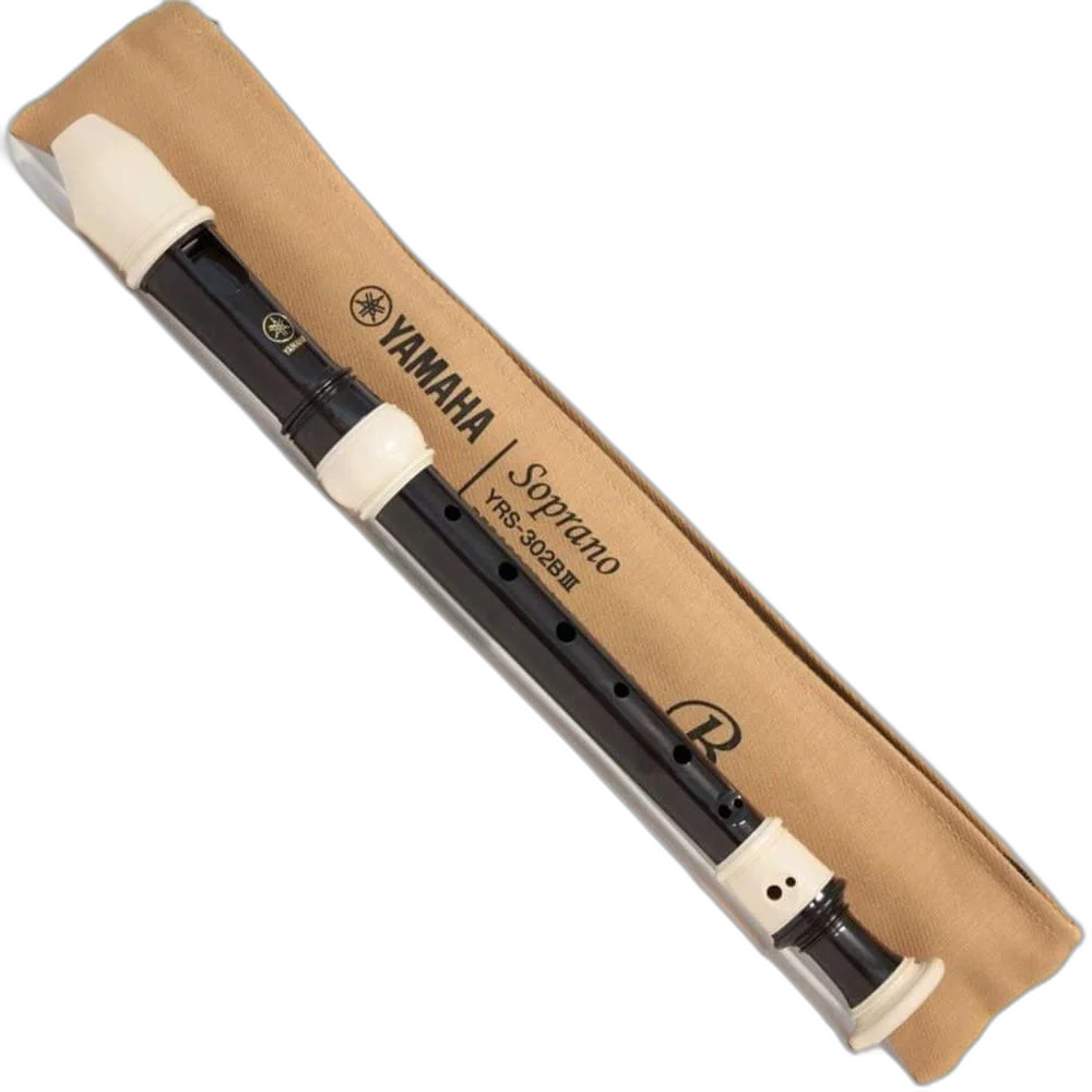 Flauta Doce Yamaha YRS302BIII Soprano Barroca