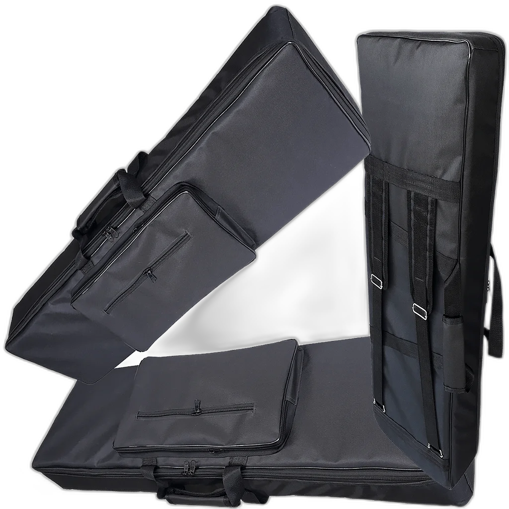 Capa Master Luxo Teclado Sintetizador Korg M1 Preto + Cobertura