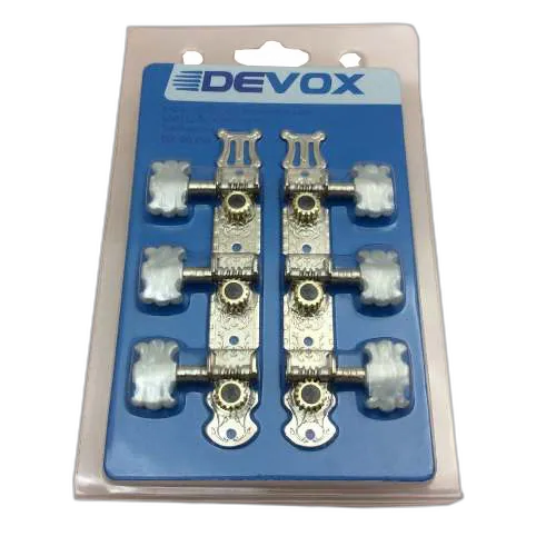 Tarraxa Para Violão Aço Devox Pino Fino Dx-20 PF
