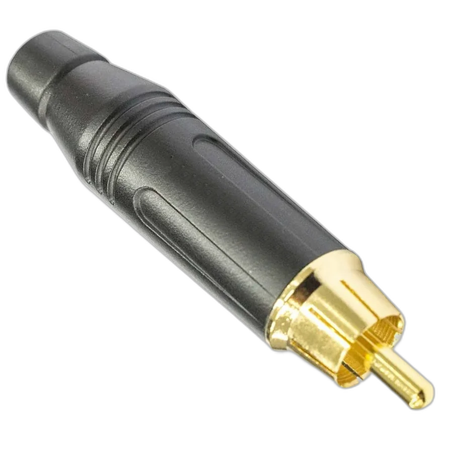 Conector Plug Rca Macho Transmissão de Áudio / Vídeo RCA142 Devox