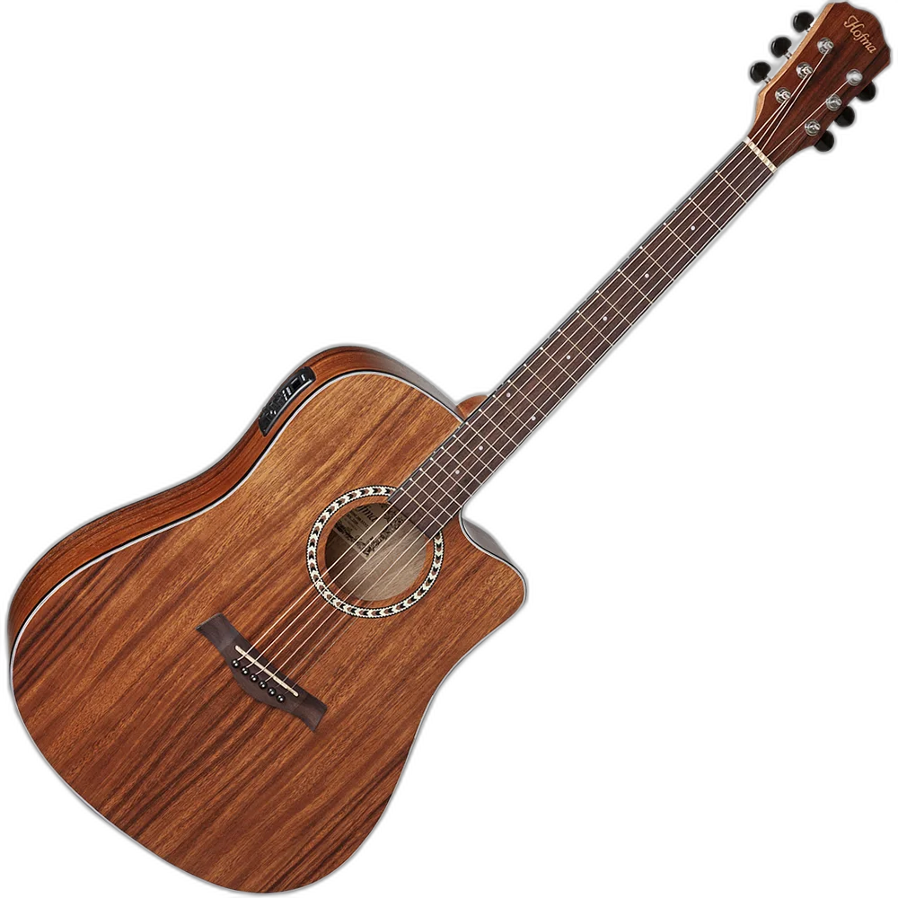 Violão Eletroacústico Aço Dreadnought Hofma HMF280 STNT Natural