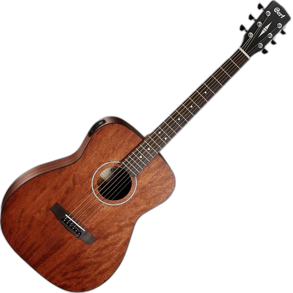 Violão Cort AF510MEDX OP Folk Afinador Mahogany