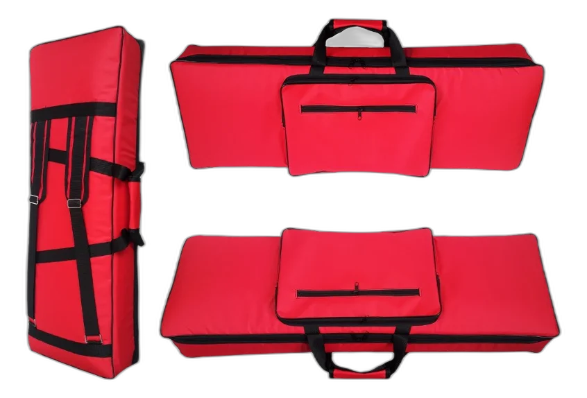 Capa Bag Para Controlador Arturia MK II 49 Teclas Nylon Vermelho