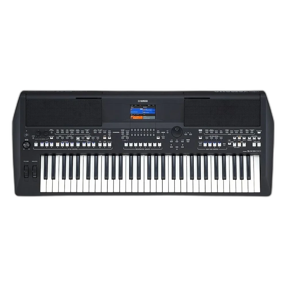 Kit Teclado Arranjador Yamaha PSR-SX600 Interface Áudio/Gravação Tx01