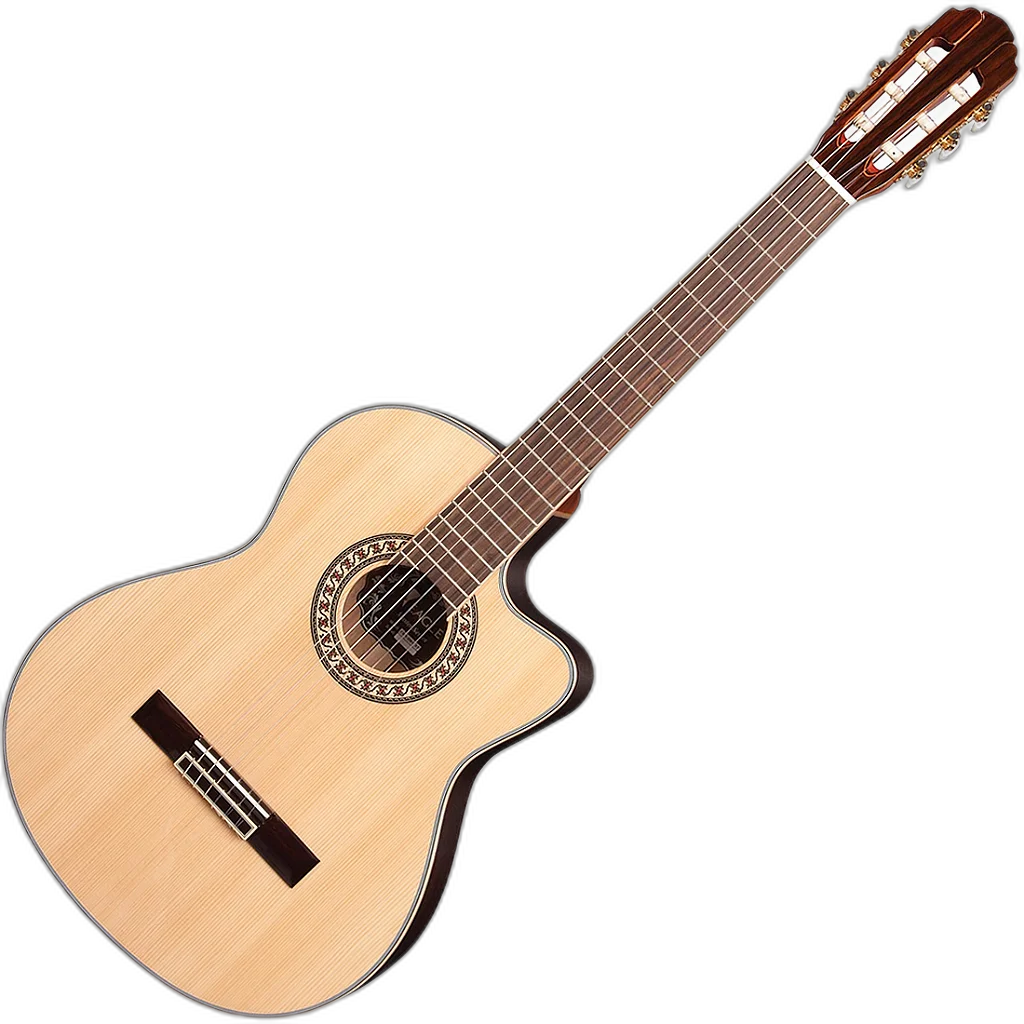 Kit Violão Eletroacústico Eagle Emn880c Nylon Clássico Cutaway Vx02