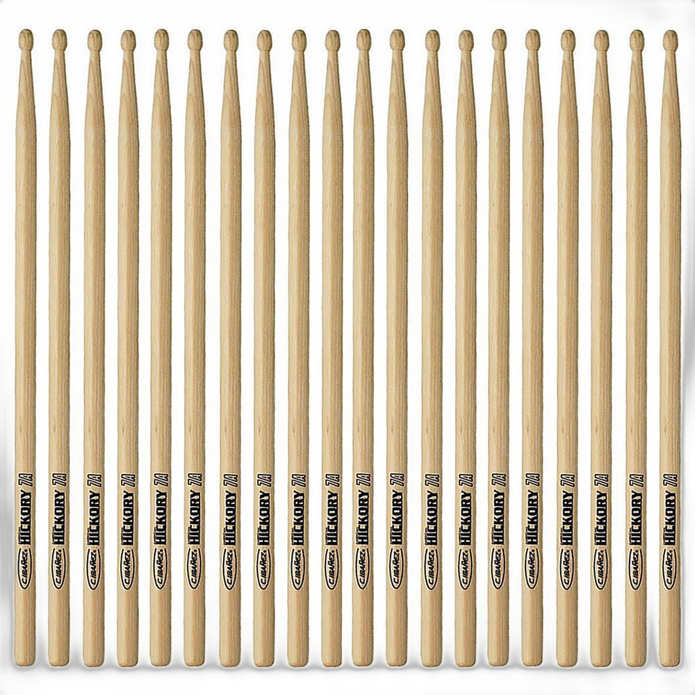 10 Pares de Baquetas C.Ibanez 7ADRH Dragon Hickory Madeira 7A