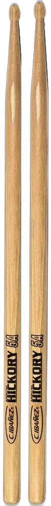 Par de Baquetas C.Ibanez 5ADRH Dragon Hickory Ponta Madeira 5A