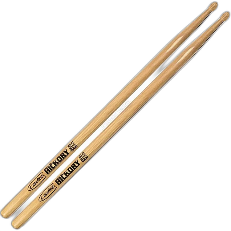10 Pares de Baquetas C.Ibanez 5ADRH Dragon Hickory Ponta Madeira 5A