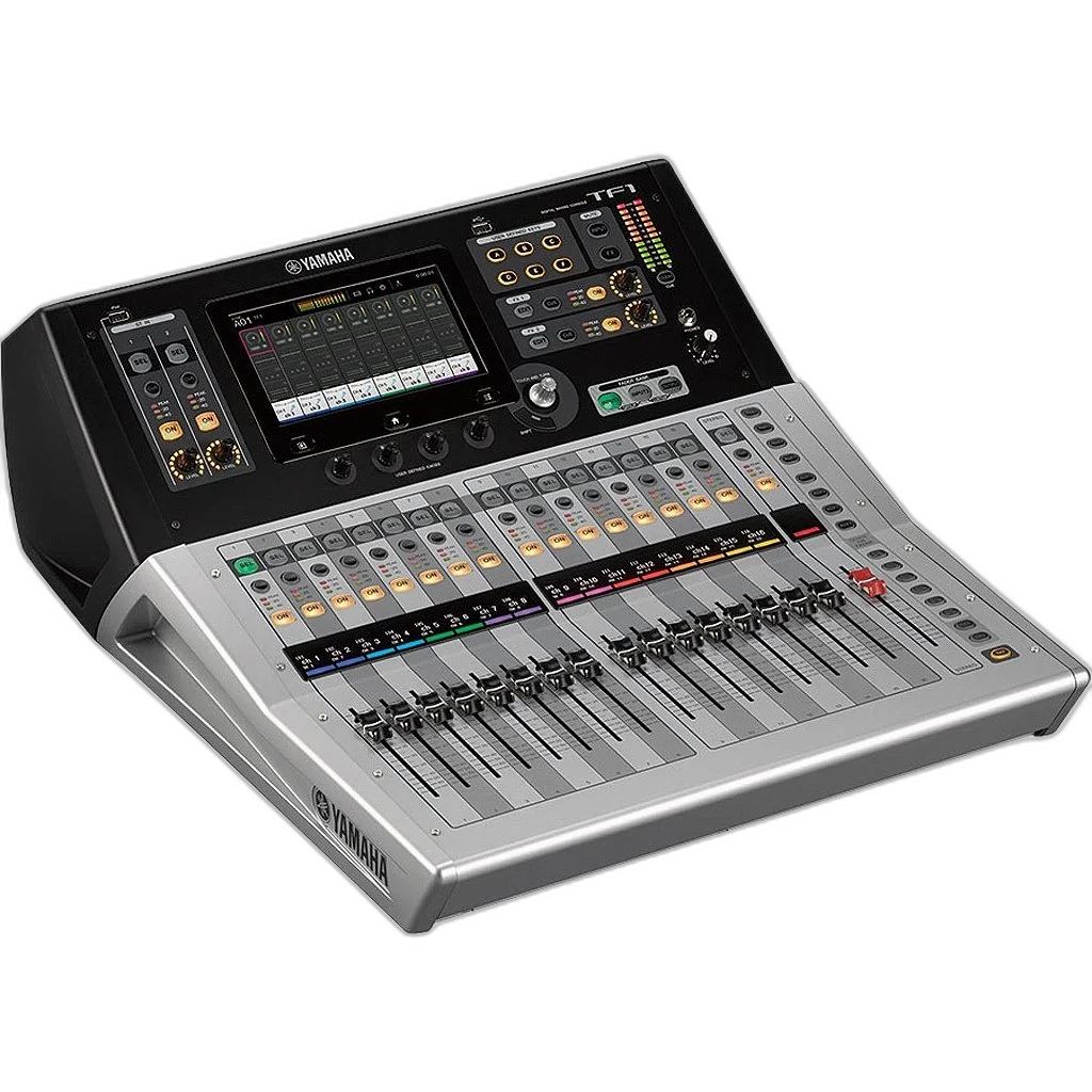Mesa de Som Yamaha TF1 Digital 40 Canais Bivolt Preta/Prata