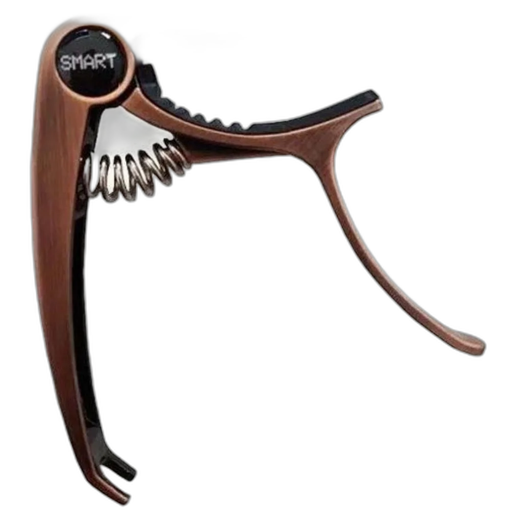 Capotraste Metal Para Guitarra E Violão Smart Jx40 Bronze