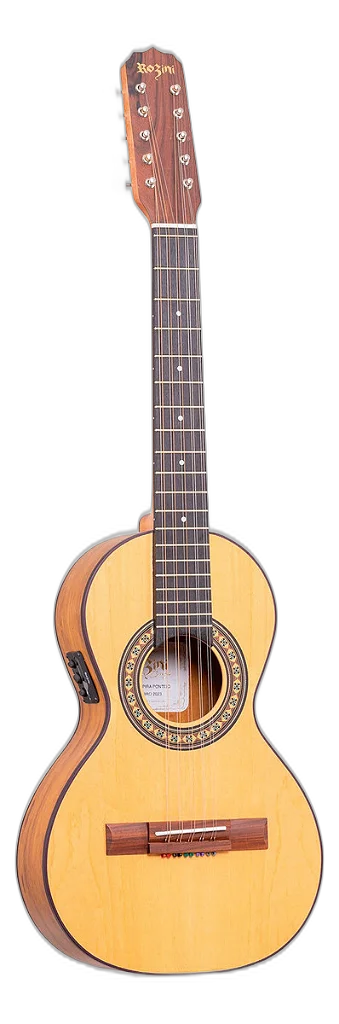 Viola Caipira Ponteio Rozini RV151 EGC.F.I Ativa Imbuia Fosco