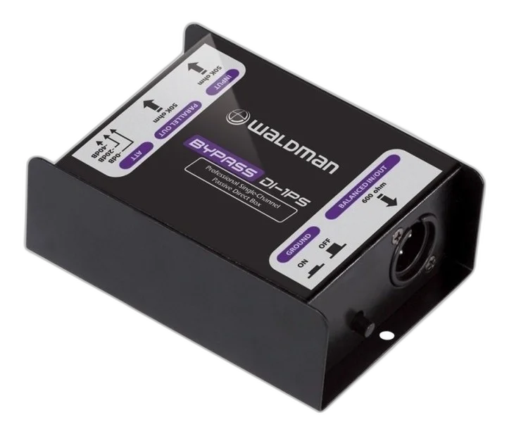 Direct Box Passivo Waldman Bypass Di1ps 1 Canal Profissional