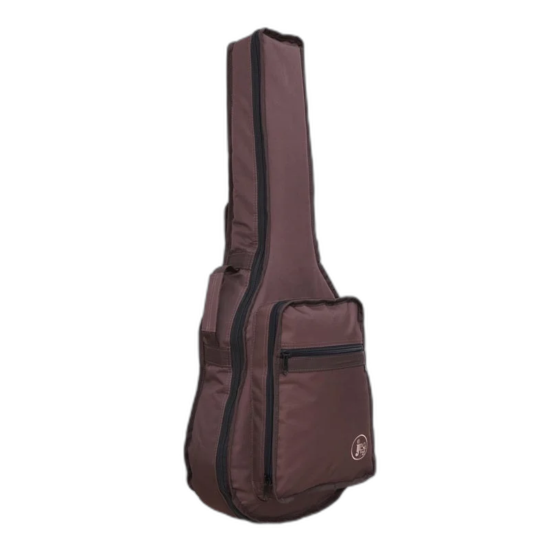 Capa Bag Violão Folk Acolchoada Cargo Extra Luxo Marrom