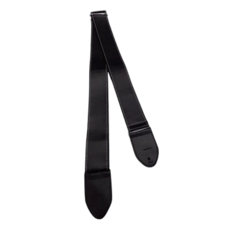 Correia Couro Sintético 5cm Lisa Para Violão, Guitarra, Baixo